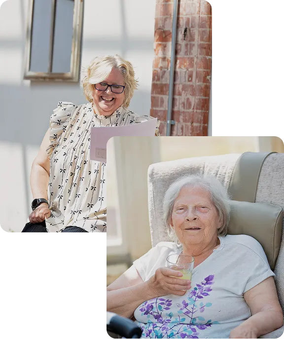 Residents enjoying daily life at Iden Manor